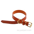 Collar de perro de cuero OEM Cuero genuino